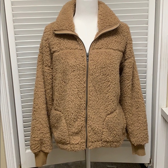sherpa full zip jacket abercrombie